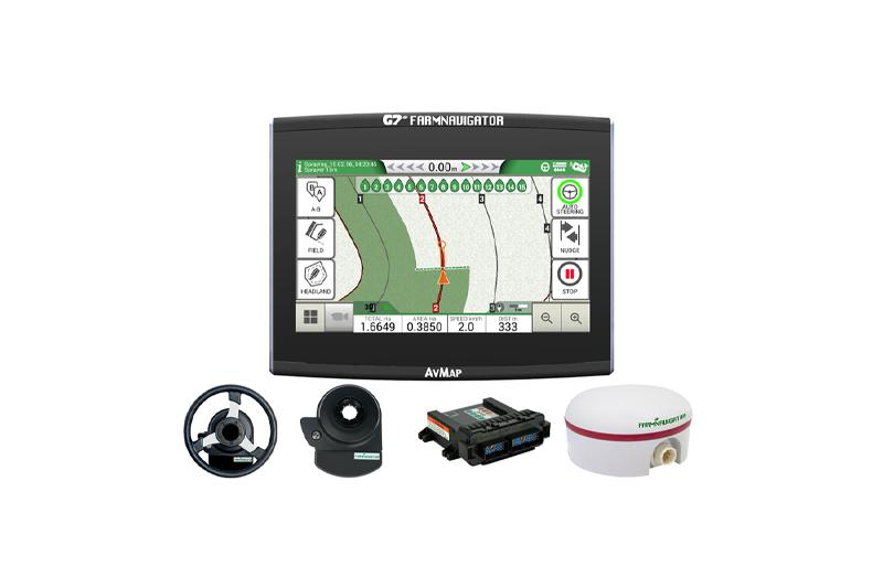 AvMap Farmnavigator G7 Plus RTK + G5 Auto Steering – automatsko upravljanje ±2 cm