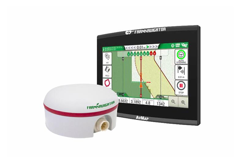 AvMap Farmnavigator G7 Plus RTK – GPS navigacija ±2 cm (Turtle RTK)