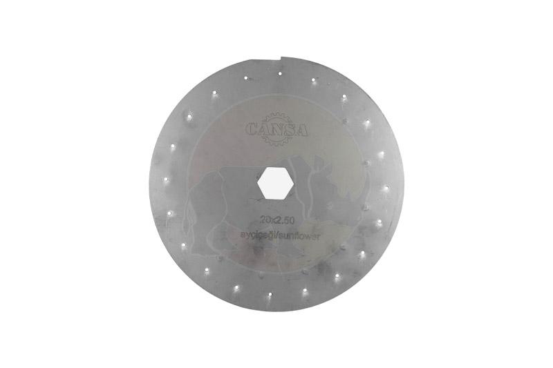 Cansa setvena ploča suncokret 20 rupa 2.5 mm