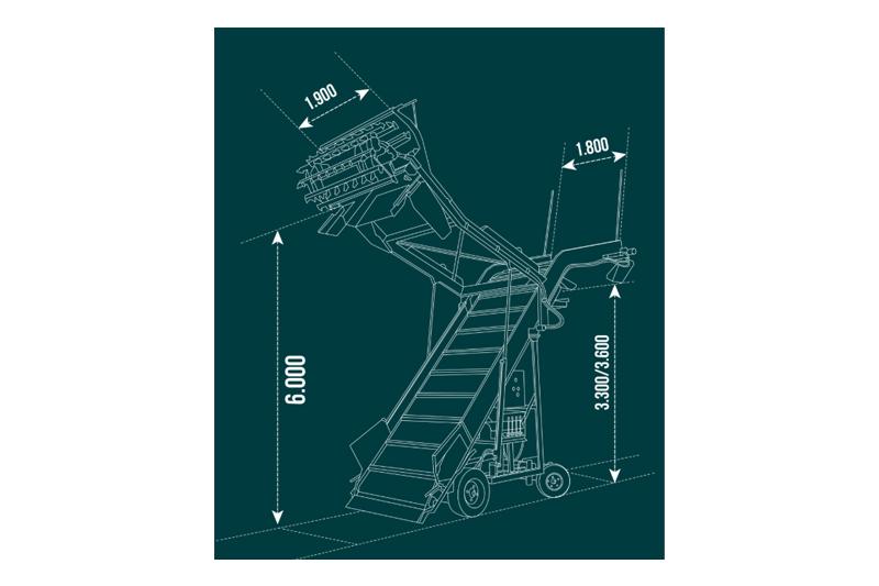 Gonella 6 - 190 D izuzimač silaže sa glodalom