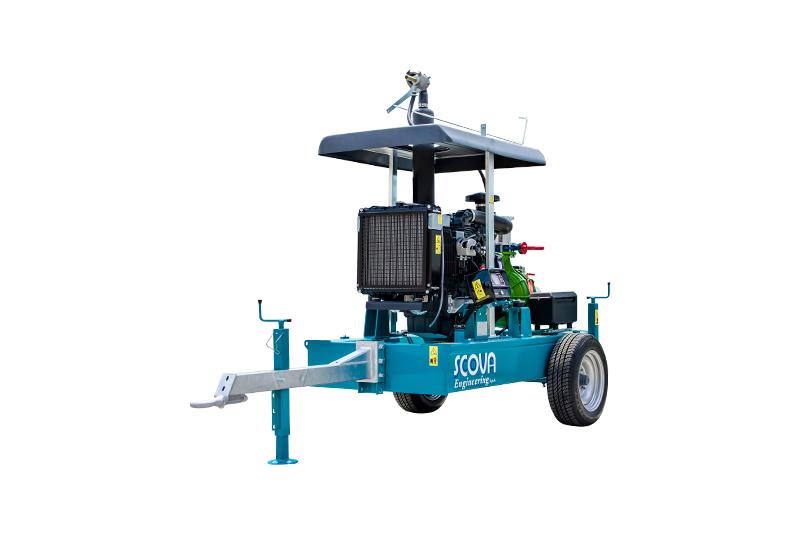 SCOVA dizel agregat 50 KS za navodnjavanje – PERKINS + Rovatti FS43P100KE – niskog pritiska